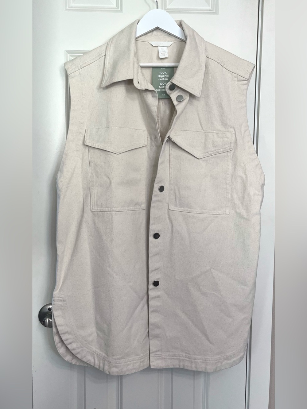 H&M Oversized Denim Vest NWT